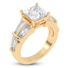 Thumbnail Image 2 of Princess-Cut Lab-Grown Diamond Engagement Ring 3-1/2 ct tw 14K Yellow Gold