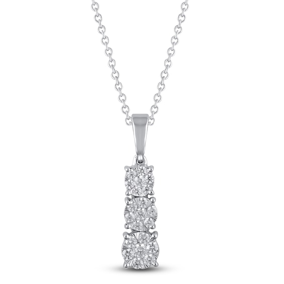 Jared Signature Diamond Necklace 1/4 ct tw 10K White Gold