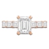 Thumbnail Image 3 of Emerald-Cut Lab-Grown Diamond Engagement Ring 4-1/2 ct tw 14K Rose Gold