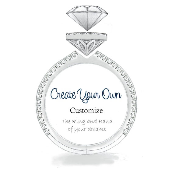 Create your own Lab-Grown Bridal Set